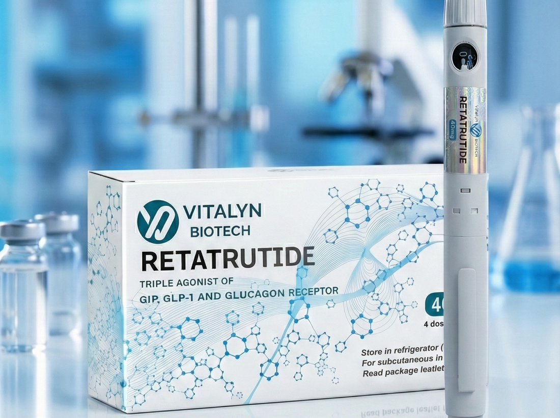 retatrutide ly3437943 triple agonist glp-1 gip glucagon 30 mg 99% HPLC, Scan-to-Verify COA Merit Sciences GLP-3 RT (LY3437943) Triple-Action
