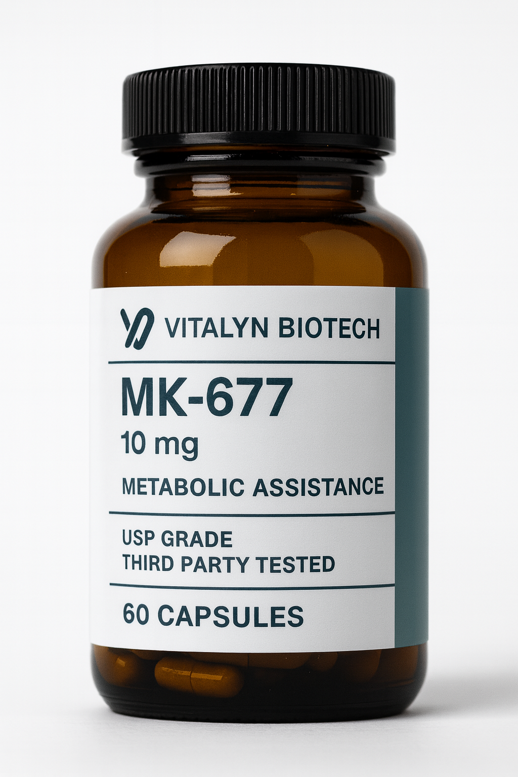 MK-677 (Ibutamoren) | 60 Capsules | Metabolic Enhancer | 10mg