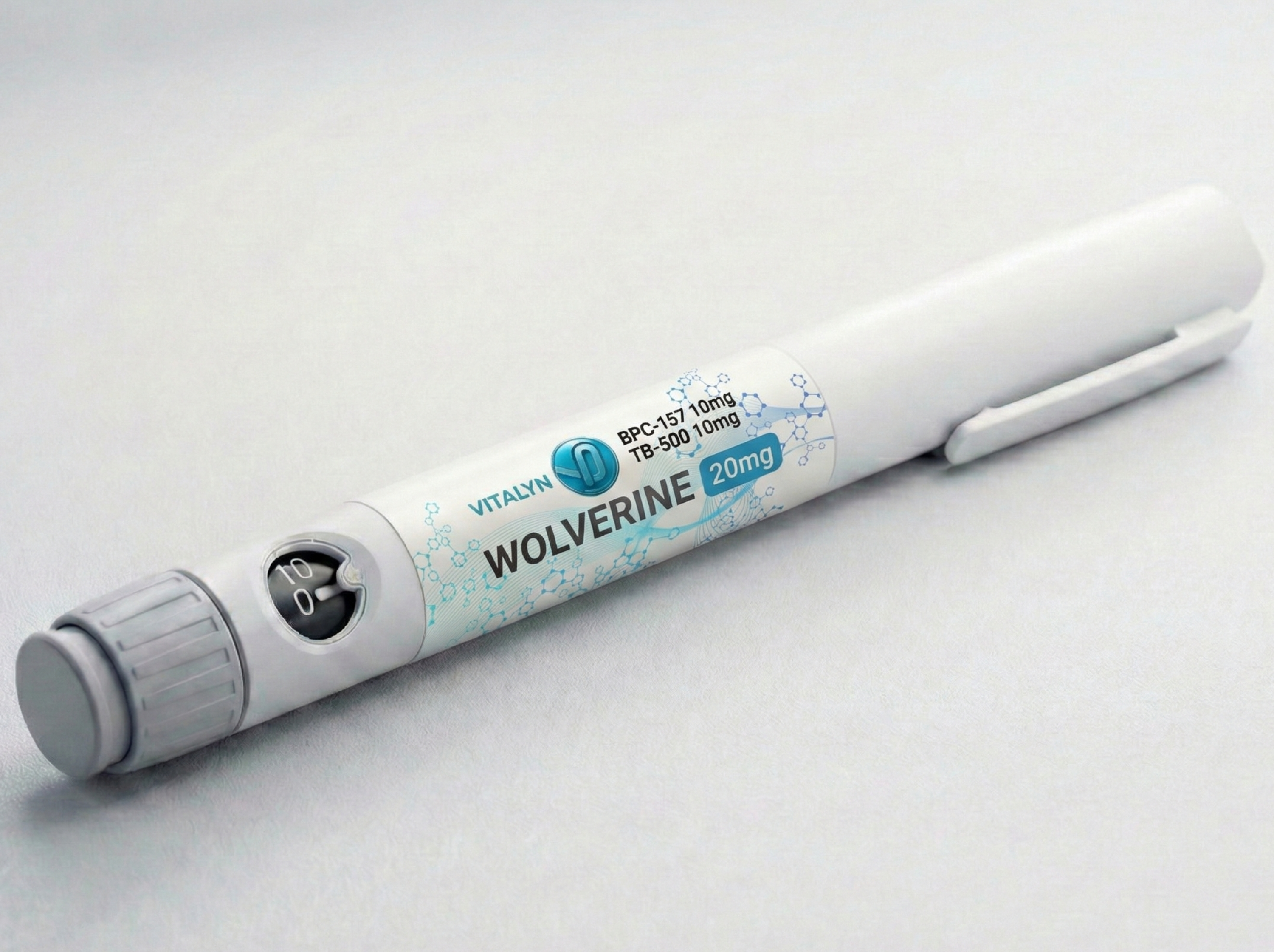 Wolverine Blend (BPC-157, TB-500) 20mg | Cellular Regeneration | Pre-filled Injection Pen |
